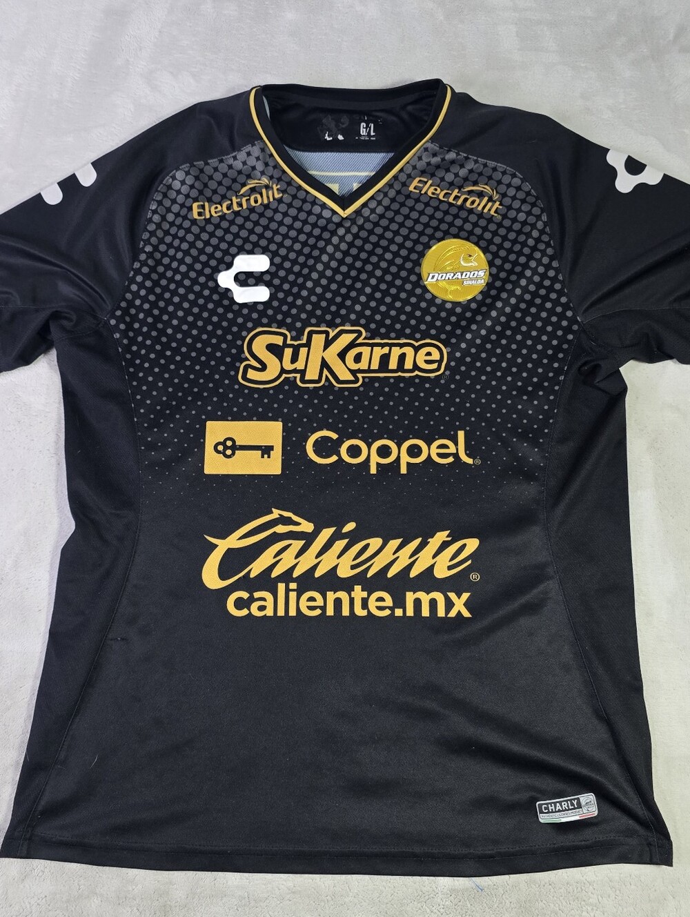 Charly L 2018-19 Dorados de Sinaloa Away Soccer Football jersey